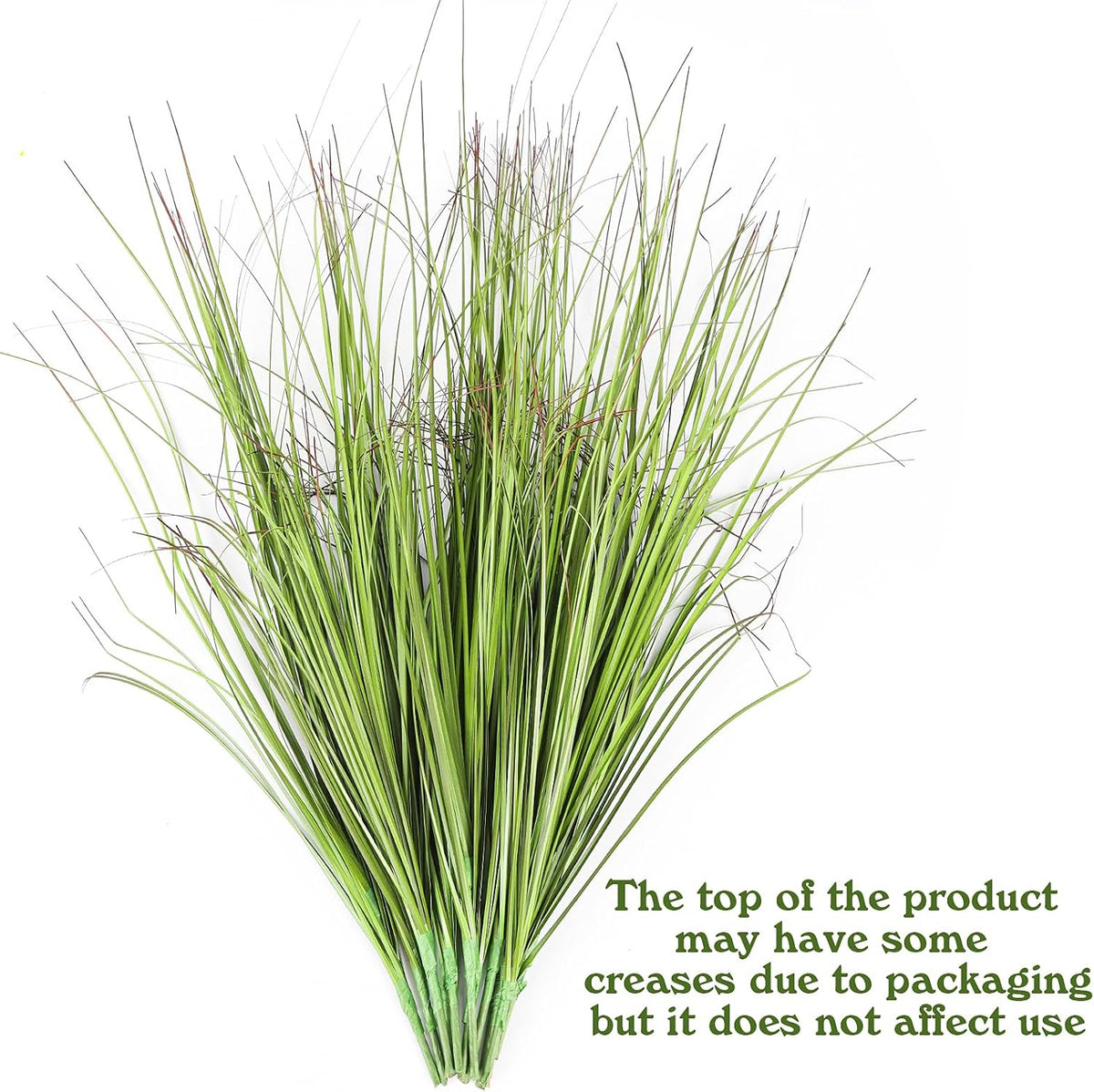 12pcs Artificial Grass Plants,19.68" Faux Shrubs Wheat Grass Greenery Stems Fake Plants for Indoor Outdoor Home Decoration