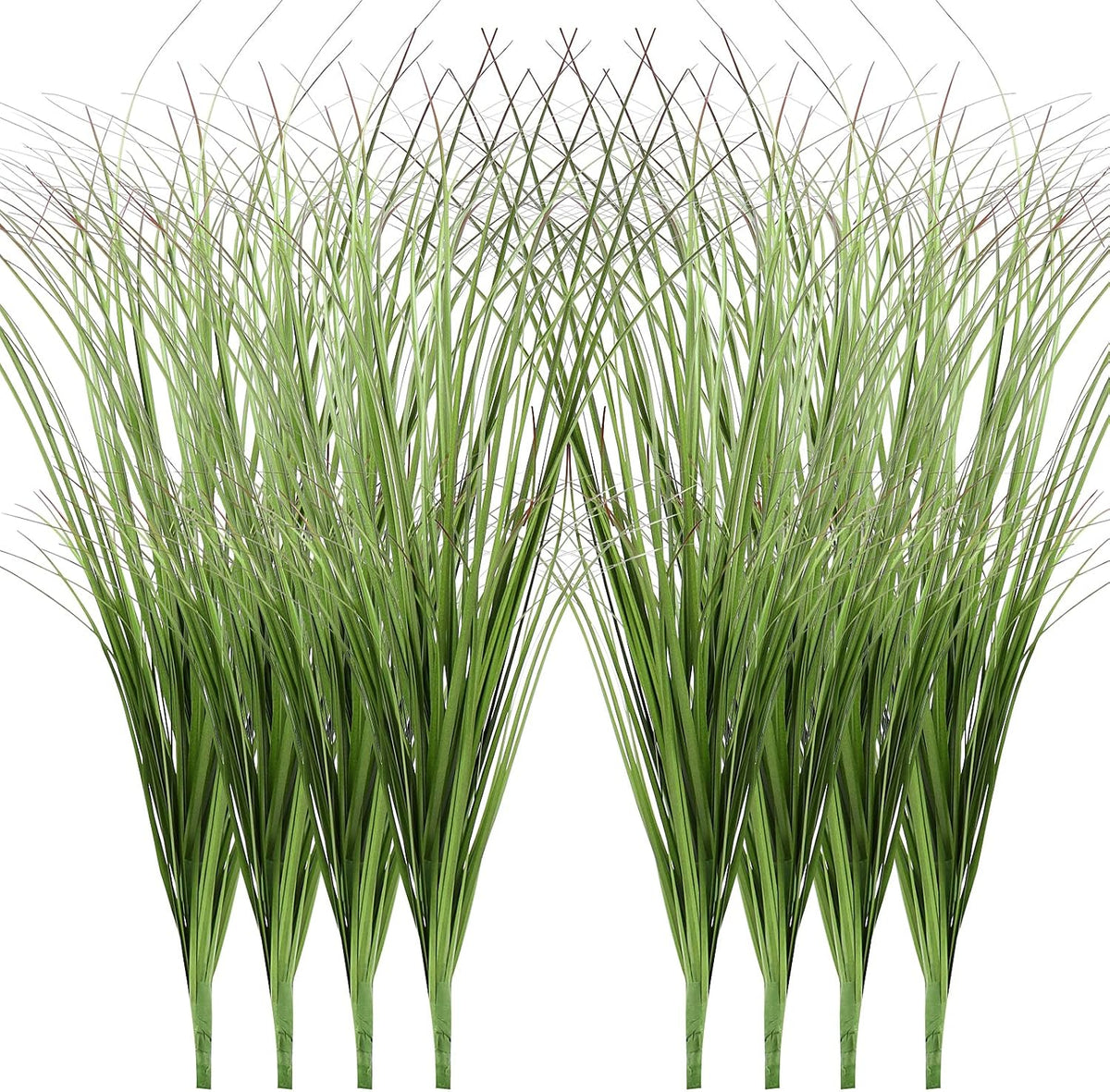 12pcs Artificial Grass Plants,19.68" Faux Shrubs Wheat Grass Greenery Stems Fake Plants for Indoor Outdoor Home Decoration