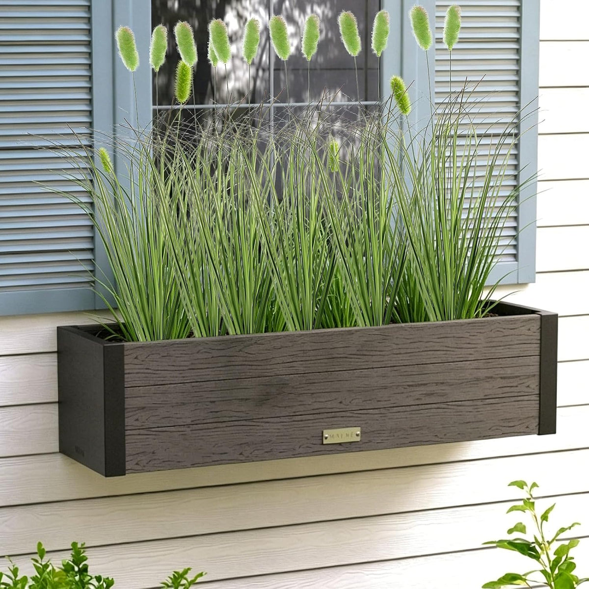 12pcs Artificial Grass Plants,19.68" Faux Shrubs Wheat Grass Greenery Stems Fake Plants for Indoor Outdoor Home Decoration