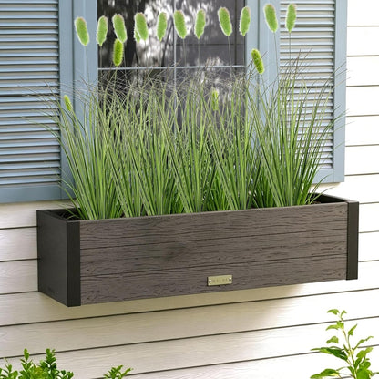 12pcs Artificial Grass Plants,19.68" Faux Shrubs Wheat Grass Greenery Stems Fake Plants for Indoor Outdoor Home Decoration