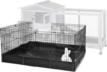Rabbit Playpen Pet Pen Small Animal Cage with Waterproof Liner - Extension Playpen
