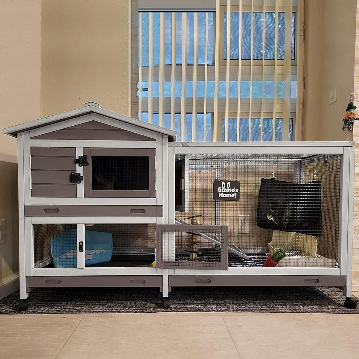 Rabbit Playpen Pet Pen Small Animal Cage with Waterproof Liner - Extension Playpen