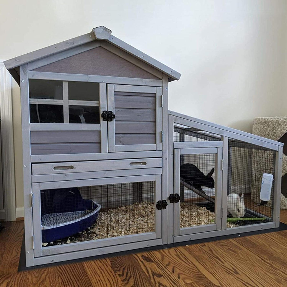 Rabbit Playpen Pet Pen Small Animal Cage with Waterproof Liner - Extension Playpen