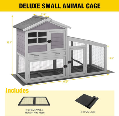 Rabbit Playpen Pet Pen Small Animal Cage with Waterproof Liner - Extension Playpen