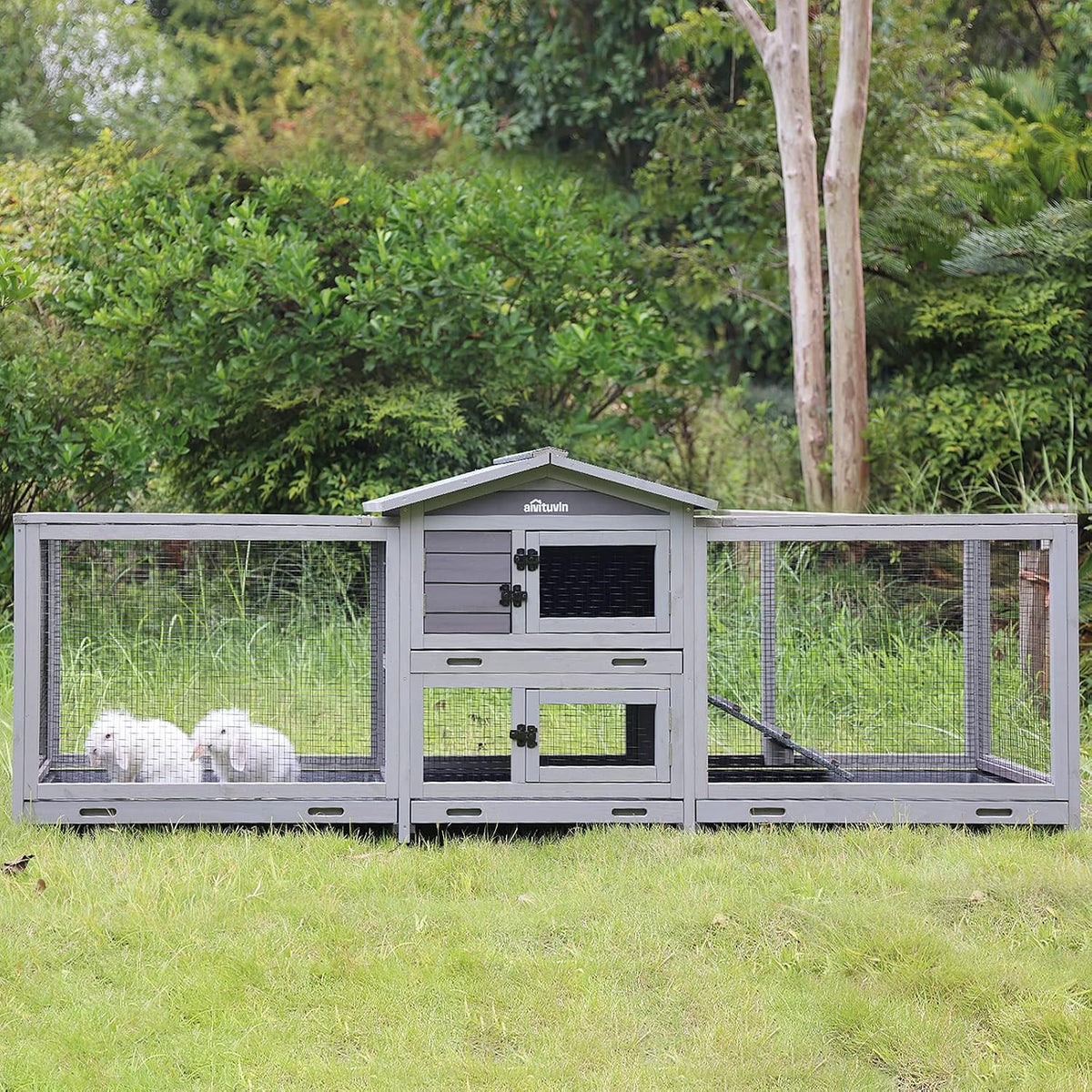 Rabbit Playpen Pet Pen Small Animal Cage with Waterproof Liner - Extension Playpen