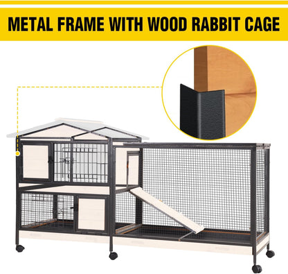 Rabbit Playpen Pet Pen Small Animal Cage with Waterproof Liner - Extension Playpen