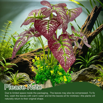 Silk Aquarium Plants 2-Pack 10.2 Inch Tall – Soft Realistic Artificial Silk Plants for Fish Tank, Safe Habitat Decor for All Fish Species