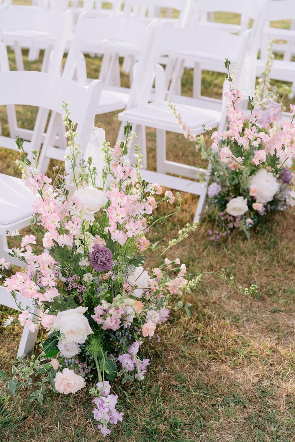 Light Pink Delphinium Artificial Flowers 5 PCS, 38.5" Tall Flowers for Floor Vase Pink Silk Flowers Realistic Artificial Snapdragon for Wedding Home Party Centerpiece for Table