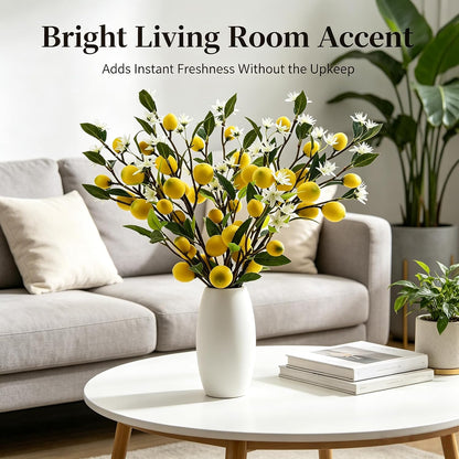 5 Pack 24 Inch Artificial Lemon Branches