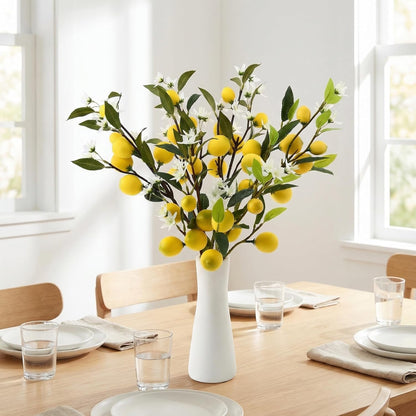5 Pack 24 Inch Artificial Lemon Branches