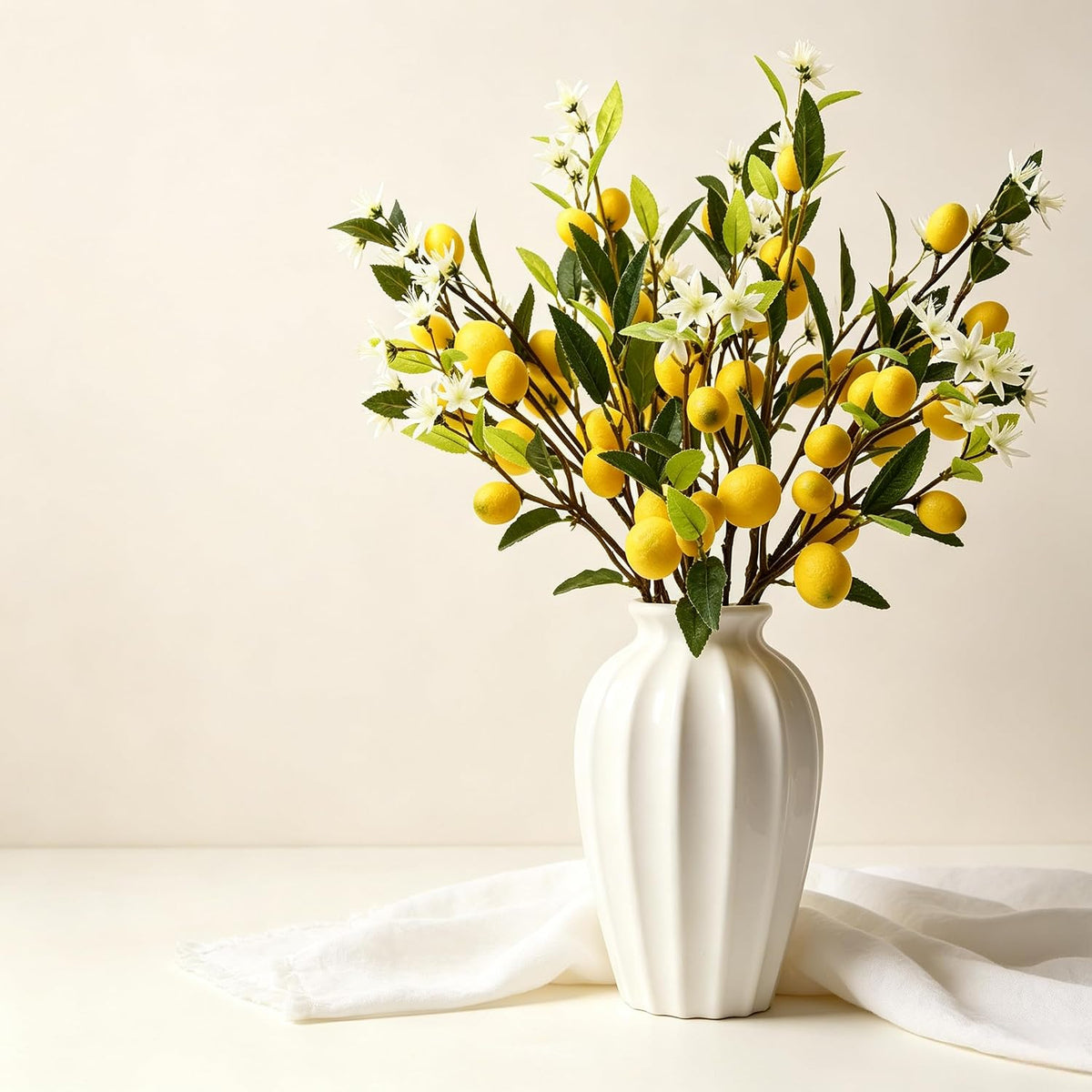 5 Pack 24 Inch Artificial Lemon Branches