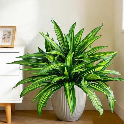 Fake Ferns,Faux Outdoor Plants UV Resistant,3D Real Touch Fake Plants Total 60 Blades,Weatherproof Artificial Plants Outdoor Indoor for Garden Porch Home Office Living Room Decor