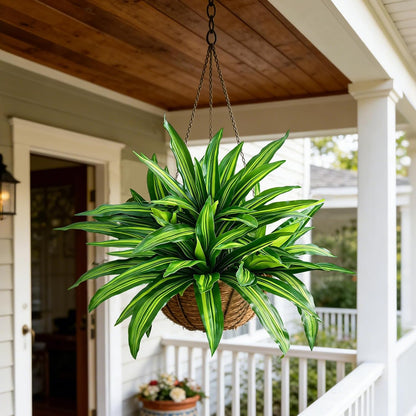 Fake Ferns,Faux Outdoor Plants UV Resistant,3D Real Touch Fake Plants Total 60 Blades,Weatherproof Artificial Plants Outdoor Indoor for Garden Porch Home Office Living Room Decor