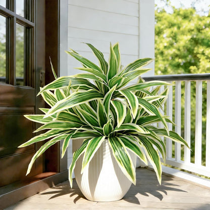 Fake Ferns,Faux Outdoor Plants UV Resistant,3D Real Touch Fake Plants Total 60 Blades,Weatherproof Artificial Plants Outdoor Indoor for Garden Porch Home Office Living Room Decor