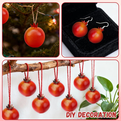 30pcs Artificial Fake Mini Pomegranates Fruit for Home Festival