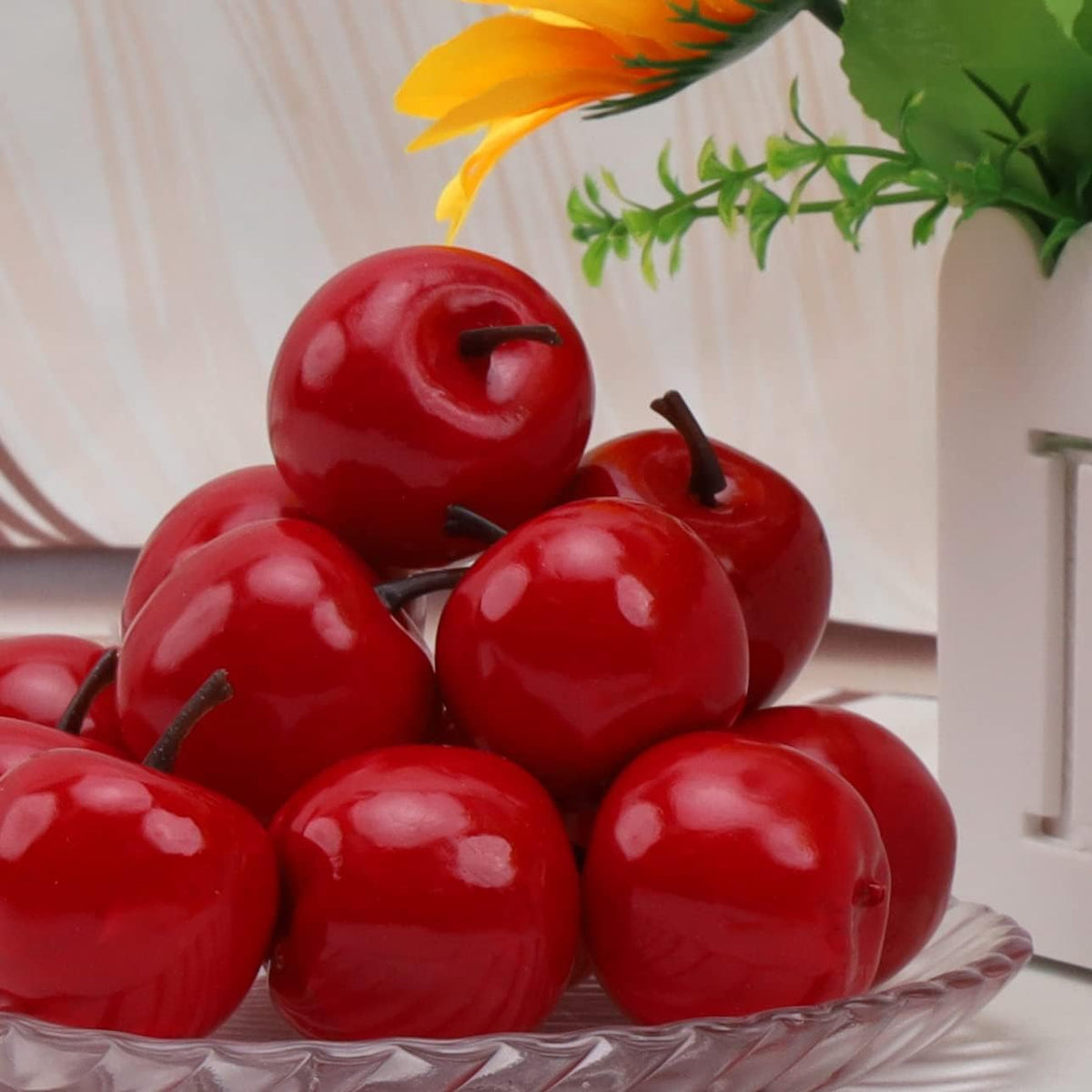 30pcs Artificial Fake Mini Pomegranates Fruit for Home Festival