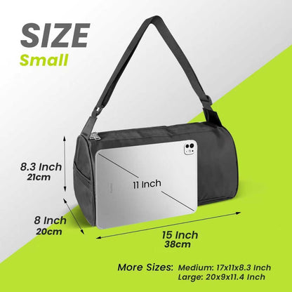 Small Travel Duffel Bag Foldable Waterproof Gym Bag for Gym Beach Swim Bags Men Women Duffle Bag Lightweight Oxford Cloth Sports Bags -Yellow