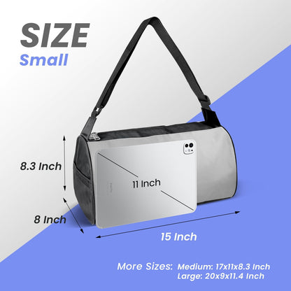 Small Travel Duffel Bag Foldable Waterproof Gym Bag for Gym Beach Swim Bags Men Women Duffle Bag Lightweight Oxford Cloth Sports Bags -Yellow