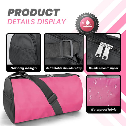 Small Travel Duffel Bag Foldable Waterproof Gym Bag for Gym Beach Swim Bags Men Women Duffle Bag Lightweight Oxford Cloth Sports Bags -Yellow