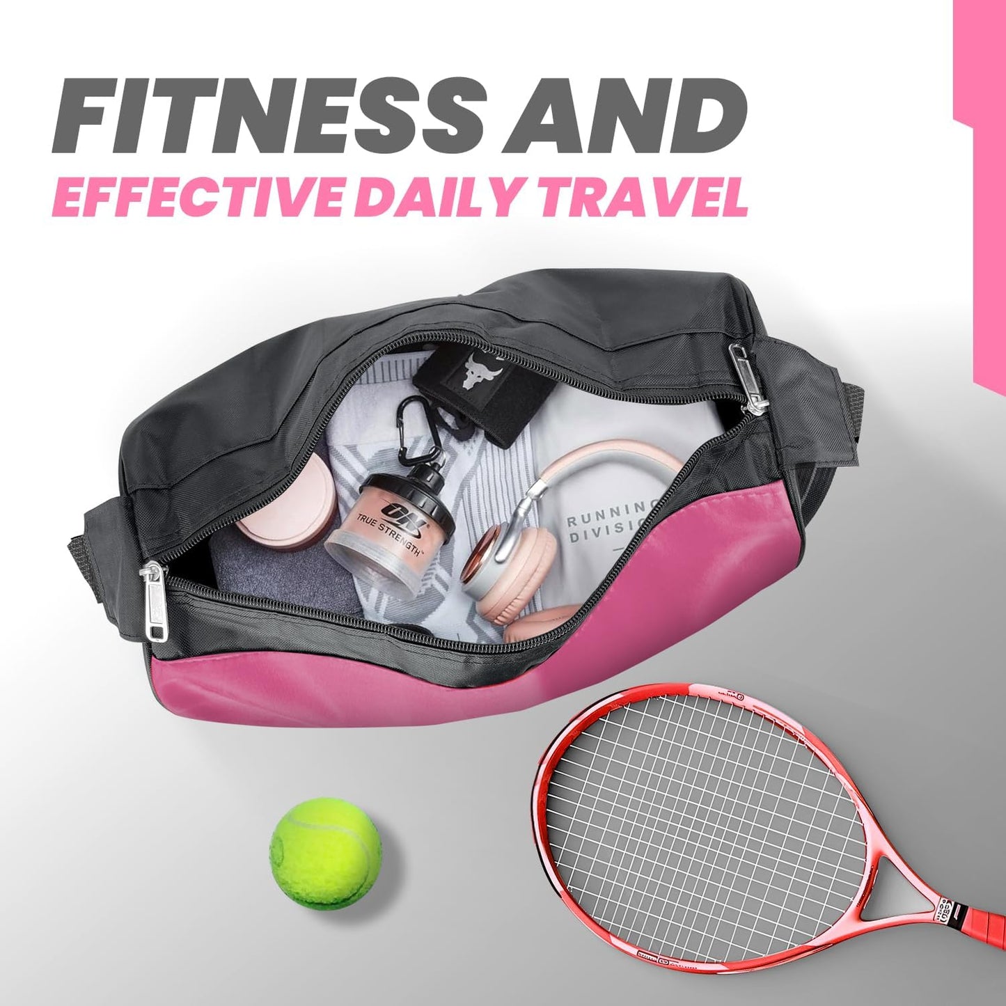 Small Travel Duffel Bag Foldable Waterproof Gym Bag for Gym Beach Swim Bags Men Women Duffle Bag Lightweight Oxford Cloth Sports Bags -Yellow