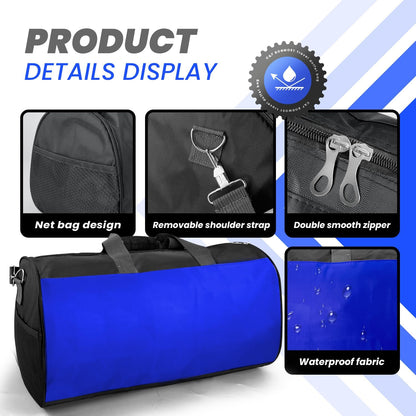 Small Travel Duffel Bag Foldable Waterproof Gym Bag for Gym Beach Swim Bags Men Women Duffle Bag Lightweight Oxford Cloth Sports Bags -Yellow
