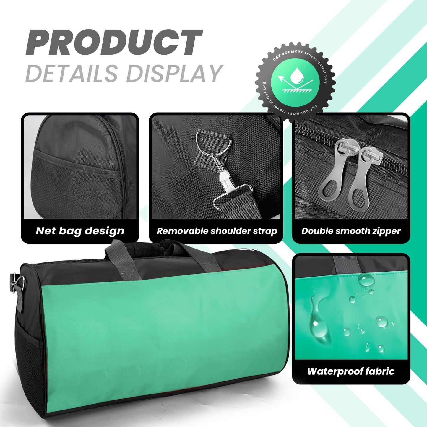 Small Travel Duffel Bag Foldable Waterproof Gym Bag for Gym Beach Swim Bags Men Women Duffle Bag Lightweight Oxford Cloth Sports Bags -Yellow