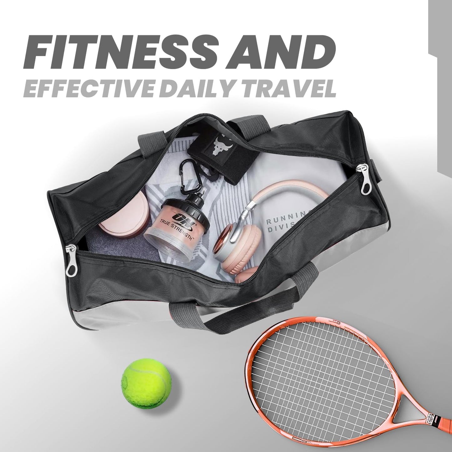 Small Travel Duffel Bag Foldable Waterproof Gym Bag for Gym Beach Swim Bags Men Women Duffle Bag Lightweight Oxford Cloth Sports Bags -Yellow