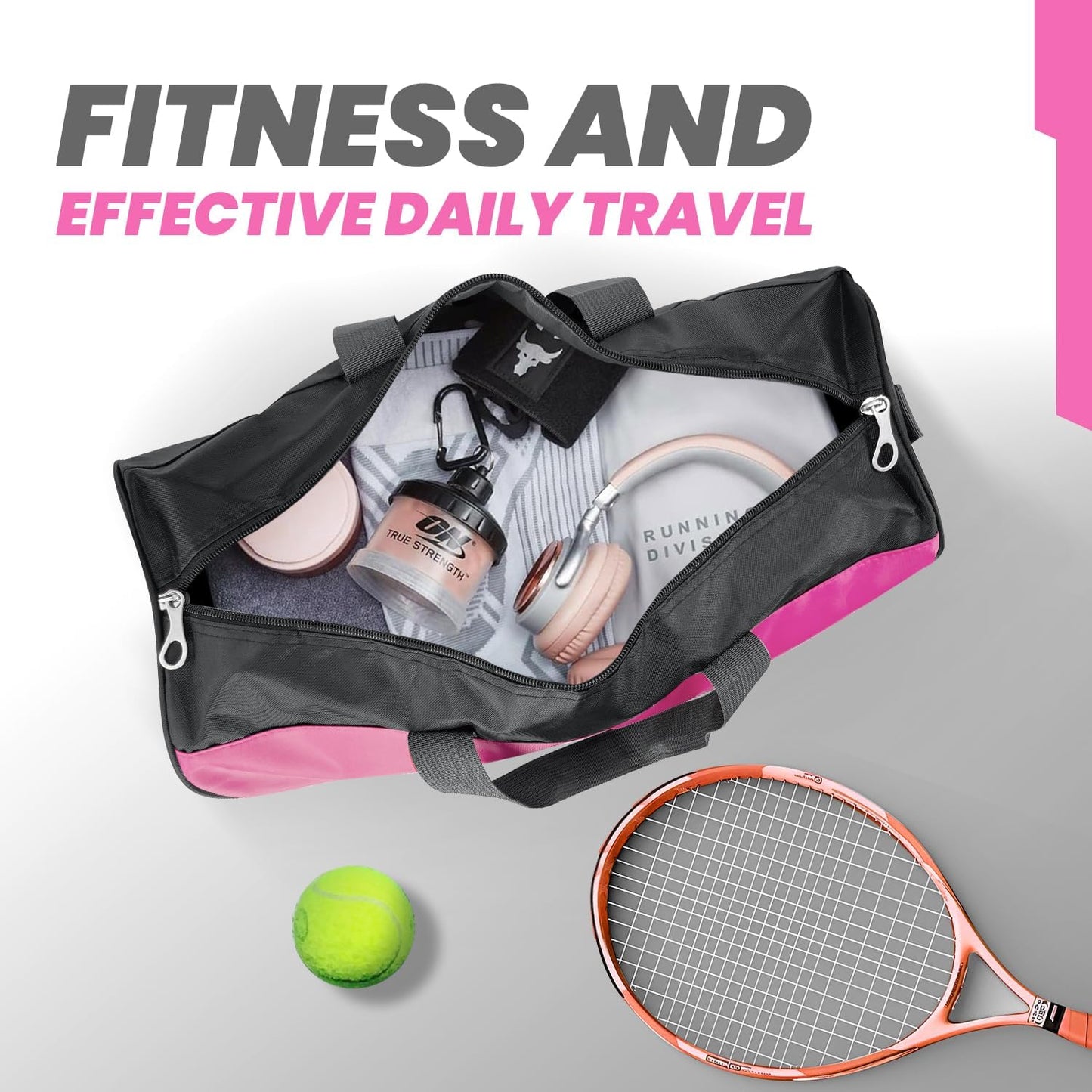 Small Travel Duffel Bag Foldable Waterproof Gym Bag for Gym Beach Swim Bags Men Women Duffle Bag Lightweight Oxford Cloth Sports Bags -Yellow