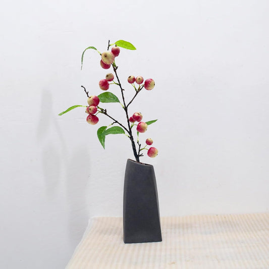 Artificial Apples Branches, Simulation Apples Branch Artificial Flower Branches, Artificial Apples Fruit Branches, Simulation Apples Fruits Stems with Green Leaves (A)