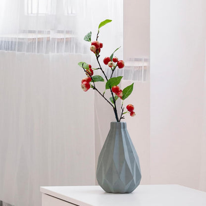 Artificial Apples Branches, Simulation Apples Branch Artificial Flower Branches, Artificial Apples Fruit Branches, Simulation Apples Fruits Stems with Green Leaves (A)