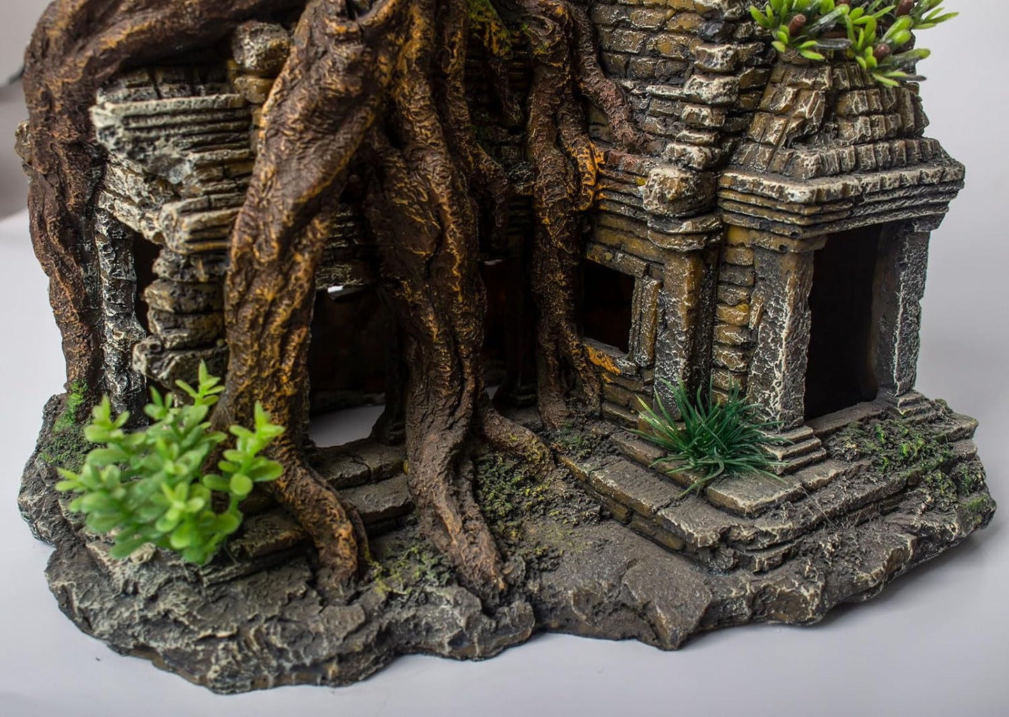 Fish Tank Decorations Aquarium Décor Resin Artificial Tree Trunk Root (E)