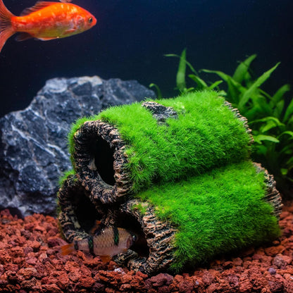 Fish Tank Decorations Aquarium Décor Resin Artificial Tree Trunk Root (E)