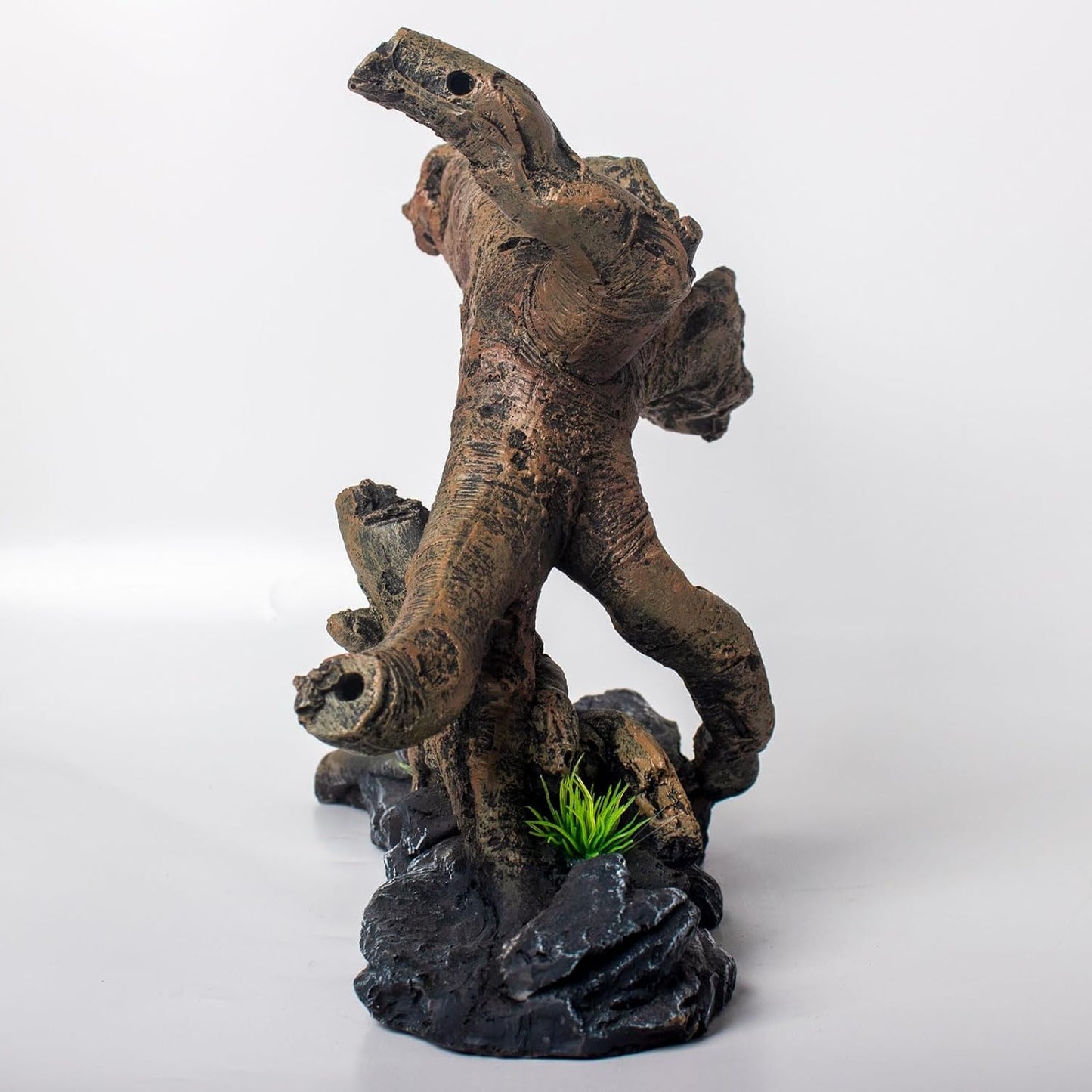 Fish Tank Decorations Aquarium Décor Resin Artificial Tree Trunk Root (E)