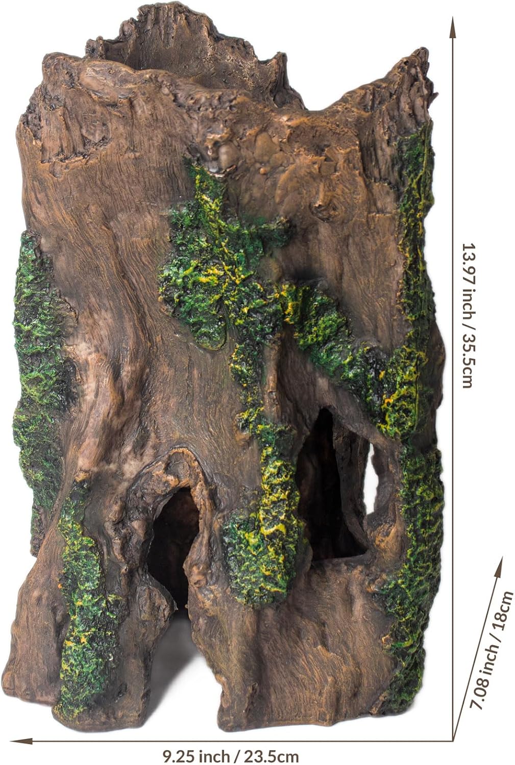 Fish Tank Decorations Aquarium Décor Resin Artificial Tree Trunk Root (E)