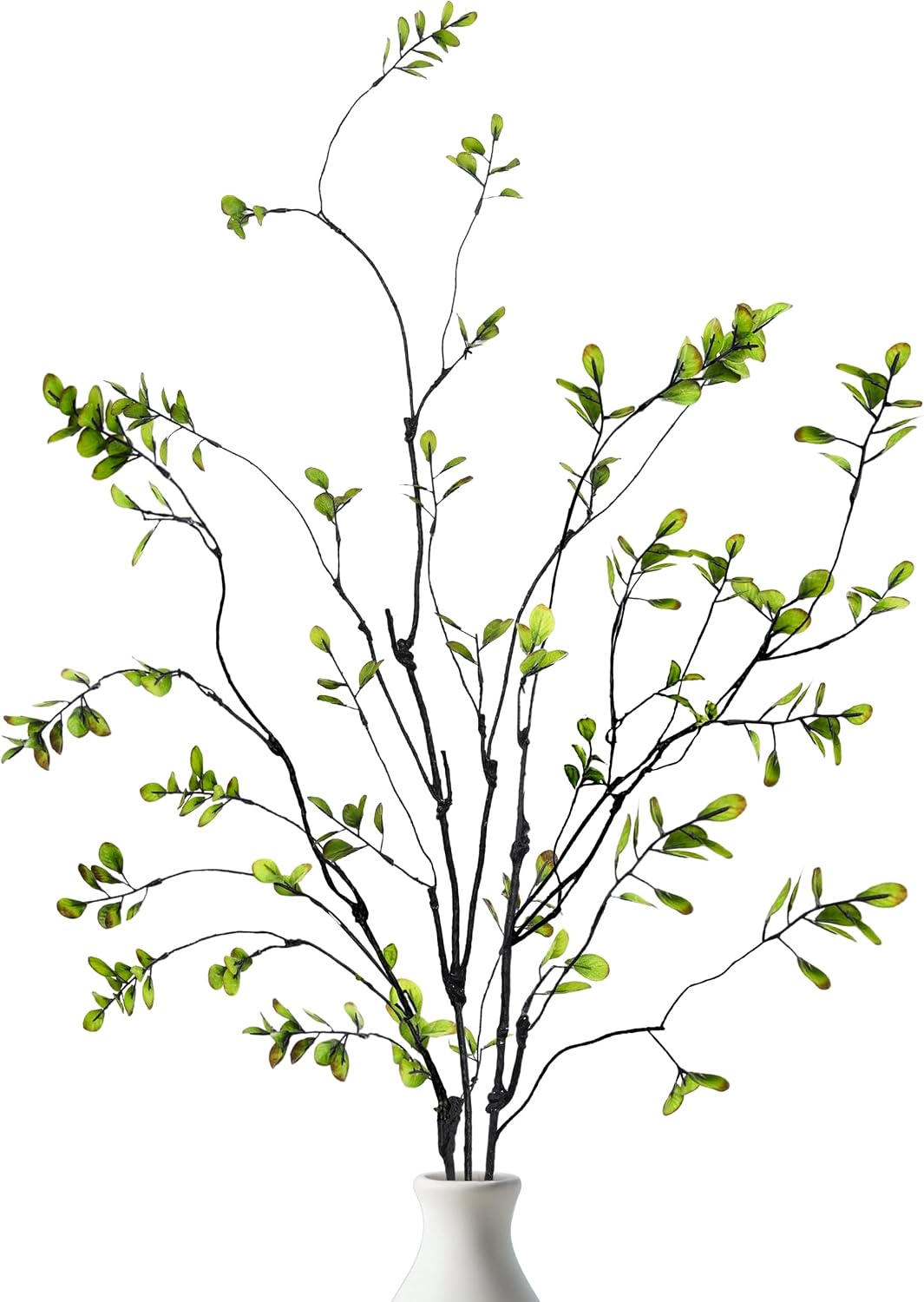 3 Packs 47.2'' Tall Artificial Ficus Branches Faux Eucalyptus Stems