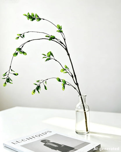 3 Packs 47.2'' Tall Artificial Ficus Branches Faux Eucalyptus Stems