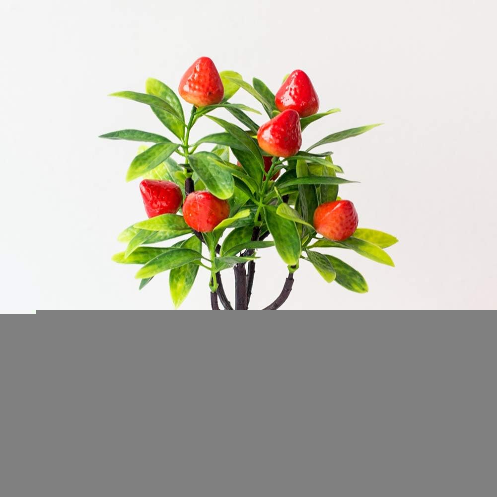 Desktop Decor Artificial Potted Fruit Tree Decorative Fake Plant for Office Home Decoration Photograph Props Peach