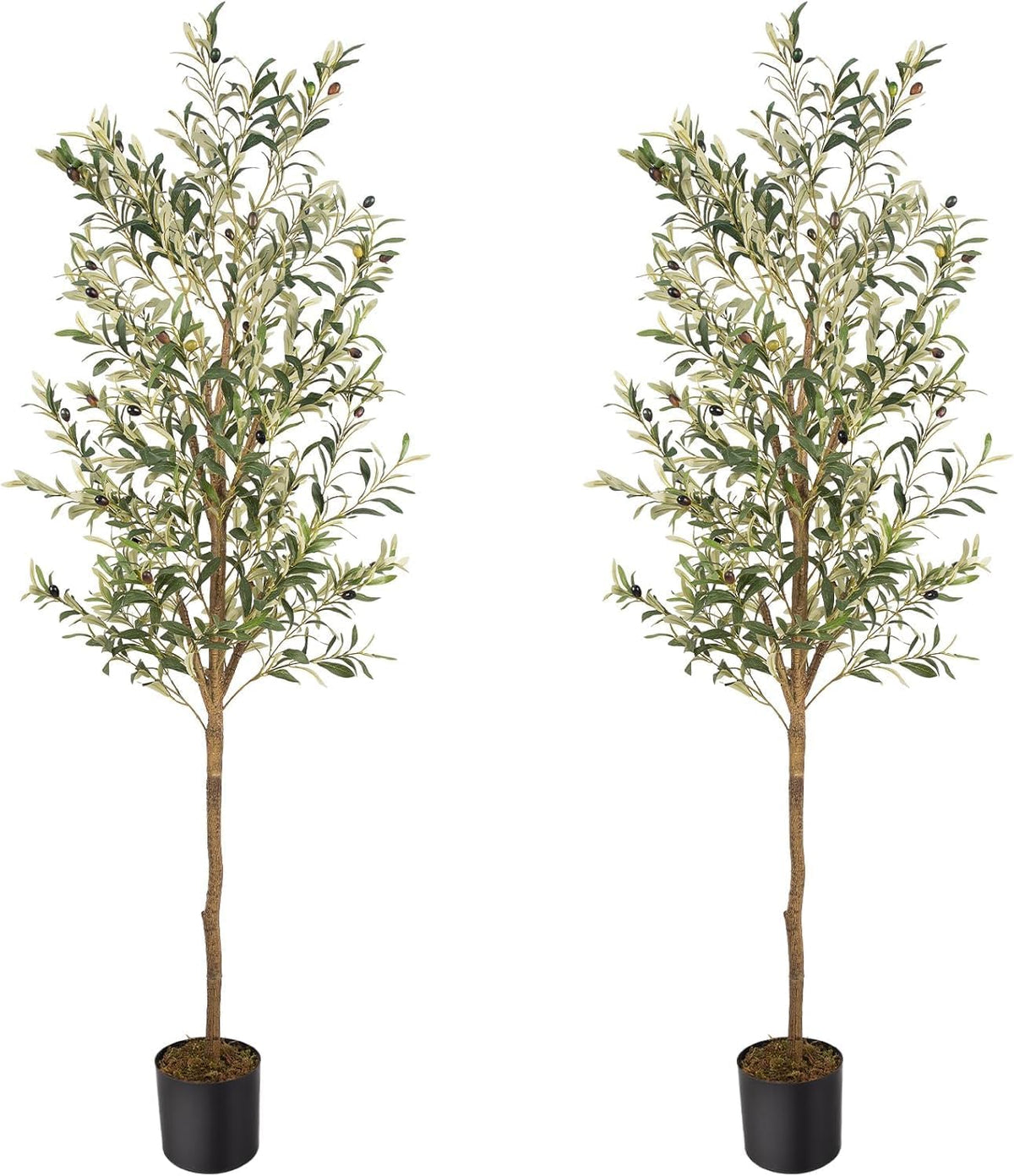 Artificial Fake Olive Tree 4FT 1Pack Faux Olive Tree for Home Decor