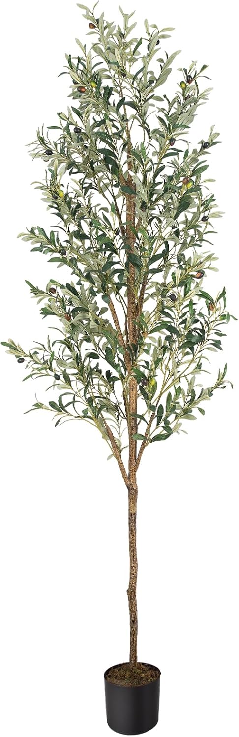 Artificial Fake Olive Tree 4FT 1Pack Faux Olive Tree for Home Decor