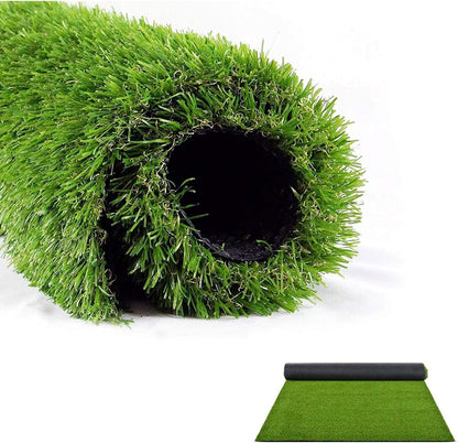 Thick Artificial Grass Turf Lawn Customized Size 6.5 x 10 Feet, 1.38" Indoor Outdoor Garden Lawn Landscape Synthetic Grass Mat Fake Grass Rug