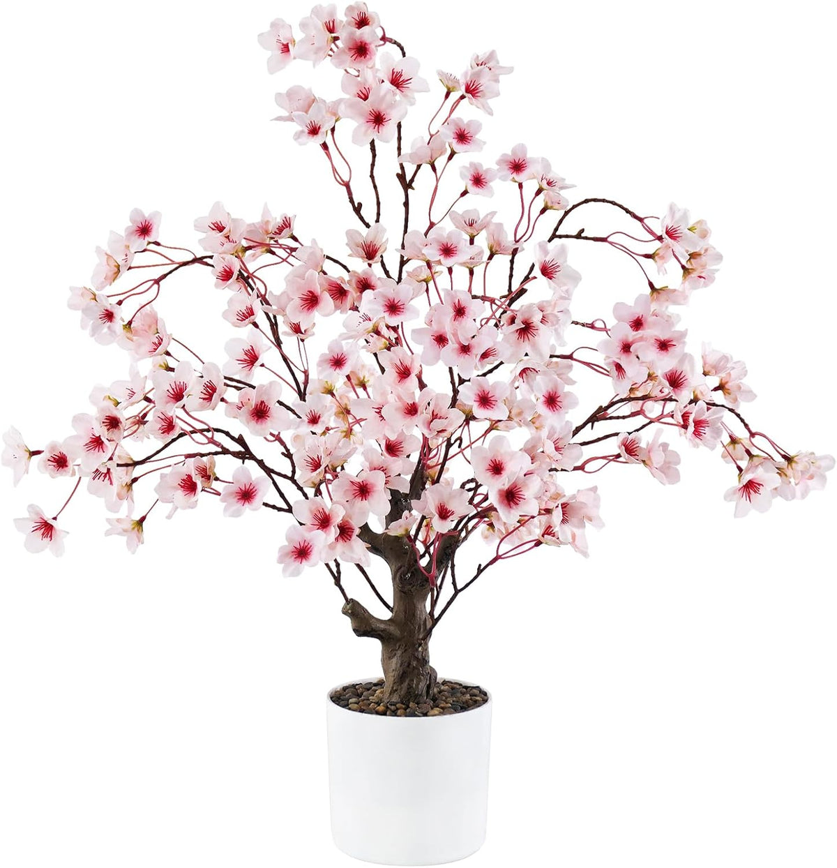 Artificial Fall Eucalyptus Tree 2FT, Faux Potted Tree Indoor | Realistic Small Artificial Fall Eucalyptus Tree for Tabletop, Desk, Shelf & Home Decor