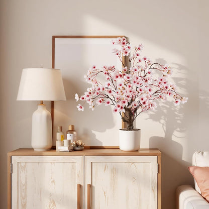 Artificial Fall Eucalyptus Tree 2FT, Faux Potted Tree Indoor | Realistic Small Artificial Fall Eucalyptus Tree for Tabletop, Desk, Shelf & Home Decor