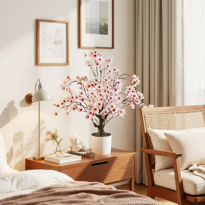 Artificial Fall Eucalyptus Tree 2FT, Faux Potted Tree Indoor | Realistic Small Artificial Fall Eucalyptus Tree for Tabletop, Desk, Shelf & Home Decor
