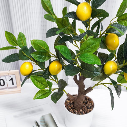 Artificial Fall Eucalyptus Tree 2FT, Faux Potted Tree Indoor | Realistic Small Artificial Fall Eucalyptus Tree for Tabletop, Desk, Shelf & Home Decor