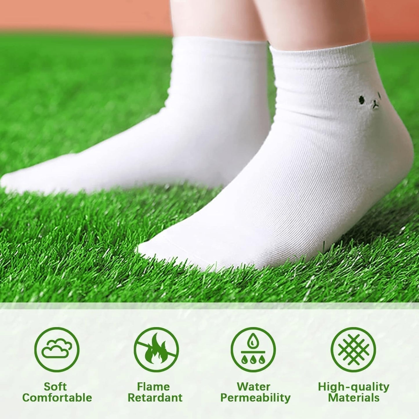 30 x 20 inches 2 Pack Fake Grass Pee for Dogs Artificial Grass Rug Pad for Puppy Potty Washable Grass Mat for Pet Training with Drainage Hole