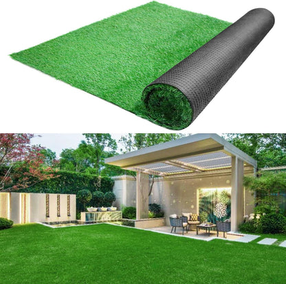 30 x 20 inches 2 Pack Fake Grass Pee for Dogs Artificial Grass Rug Pad for Puppy Potty Washable Grass Mat for Pet Training with Drainage Hole