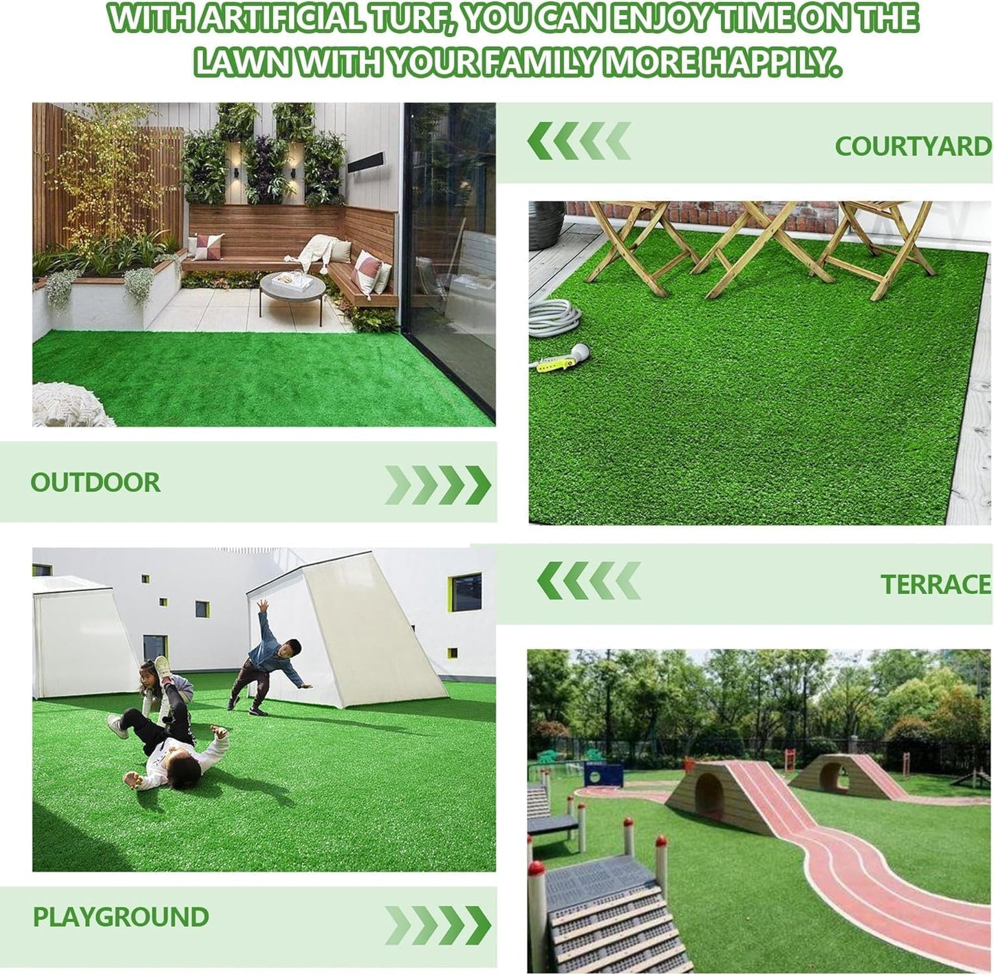 30 x 20 inches 2 Pack Fake Grass Pee for Dogs Artificial Grass Rug Pad for Puppy Potty Washable Grass Mat for Pet Training with Drainage Hole