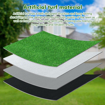 30 x 20 inches 2 Pack Fake Grass Pee for Dogs Artificial Grass Rug Pad for Puppy Potty Washable Grass Mat for Pet Training with Drainage Hole