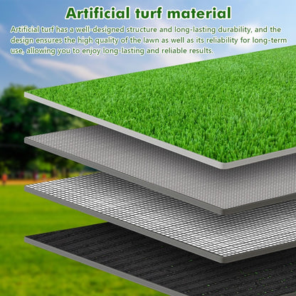 30 x 20 inches 2 Pack Fake Grass Pee for Dogs Artificial Grass Rug Pad for Puppy Potty Washable Grass Mat for Pet Training with Drainage Hole