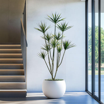 Artificial Dracaena marginata,5ft Tall Fake Plants Artificial Dracaena marginata Plants for Indoor, Fake Trees for Office Home Living Room Floor Patio Greening Porch Decor